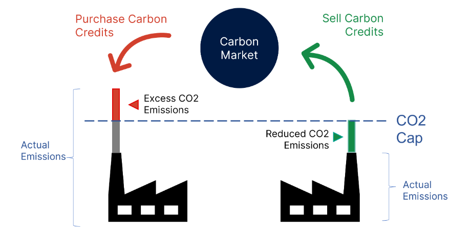 How do compliance carbon markets work