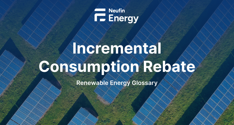 Incremental consumption rebate